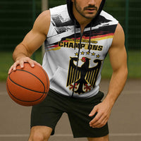 Custom Germany WC26 Future Champions Sleeveless Zip Hoodie Zusammen Geschichte Schreiben - Wonder Print Shop