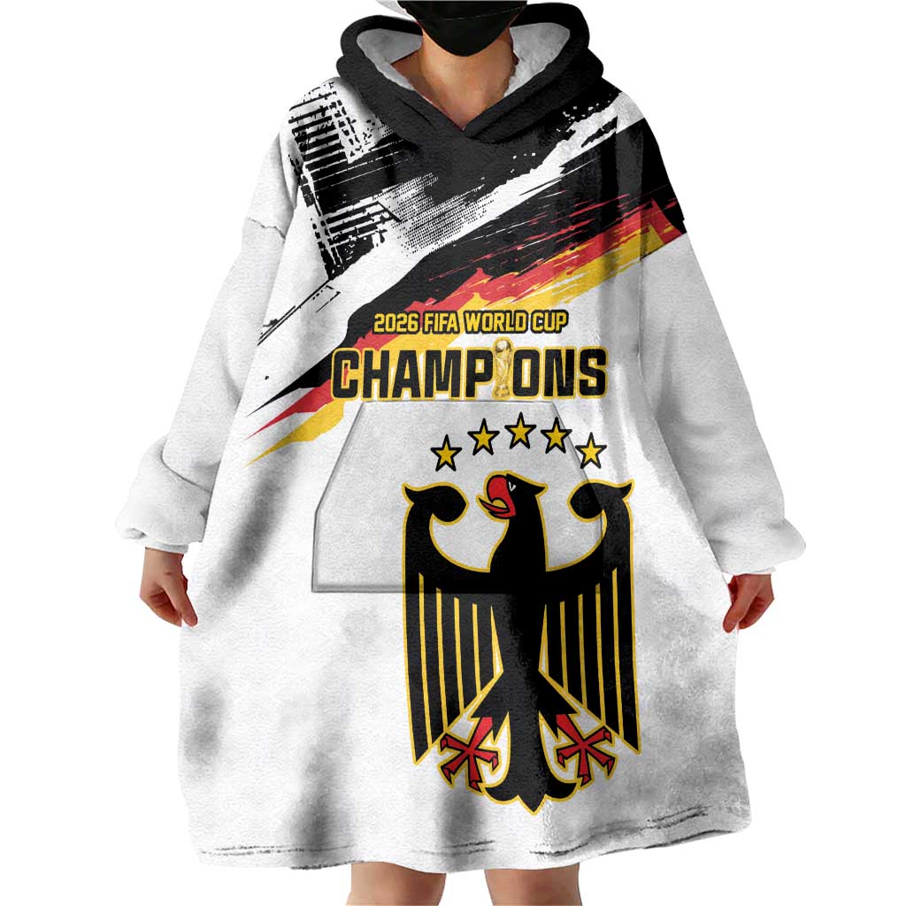 Custom Germany WC26 Future Champions Wearable Blanket Hoodie Zusammen Geschichte Schreiben - Wonder Print Shop