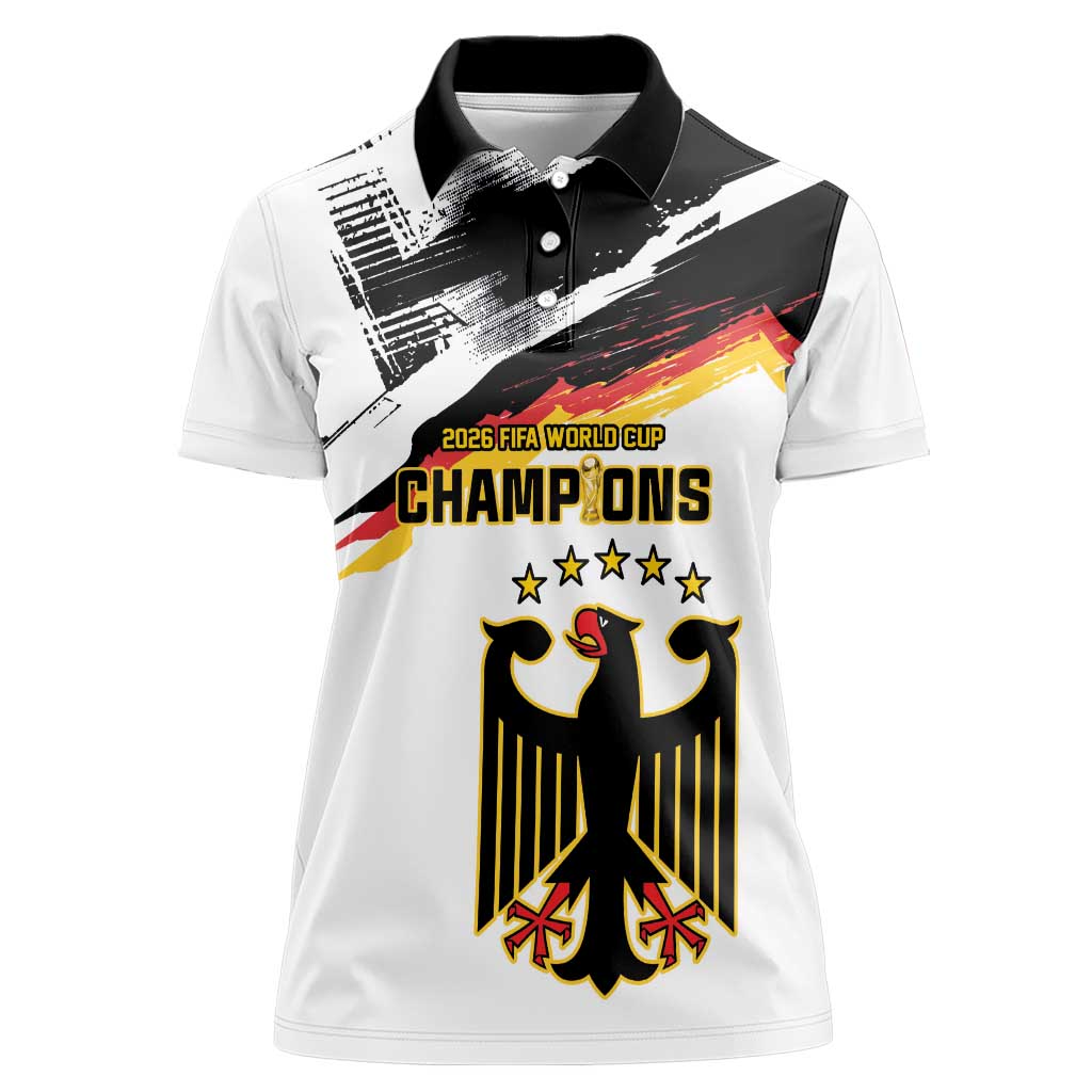 Custom Germany WC26 Future Champions Women Polo Shirt Zusammen Geschichte Schreiben - Wonder Print Shop