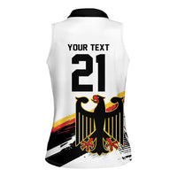 Custom Germany WC26 Future Champions Women Sleeveless Polo Shirt Zusammen Geschichte Schreiben - Wonder Print Shop