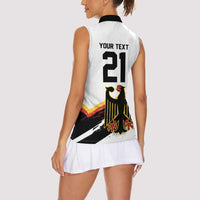 Custom Germany WC26 Future Champions Women Sleeveless Polo Shirt Zusammen Geschichte Schreiben - Wonder Print Shop