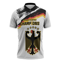 Custom Germany WC26 Future Champions Zipper Polo Shirt Zusammen Geschichte Schreiben - Wonder Print Shop