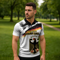 Custom Germany WC26 Future Champions Zipper Polo Shirt Zusammen Geschichte Schreiben - Wonder Print Shop