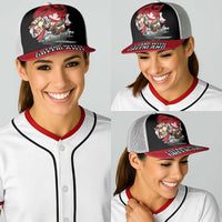 I Stand With Greenland Baseball Net Cap Canadian Greenland Flag