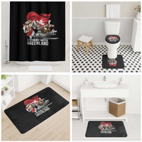 I Stand With Greenland Bathroom Set Canadian Greenland Flag