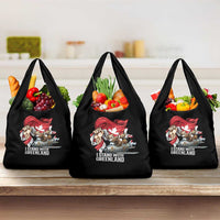 I Stand With Greenland Grocery Bag Canadian Greenland Flag