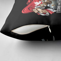 I Stand With Greenland Pillow Cover Canadian Greenland Flag