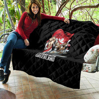 I Stand With Greenland Quilt Canadian Greenland Flag