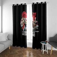 I Stand With Greenland Window Curtain Canadian Greenland Flag