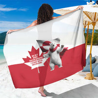 I Stand With Greenland Sarong Red and White Side by Side