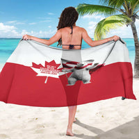 I Stand With Greenland Sarong Red and White Side by Side
