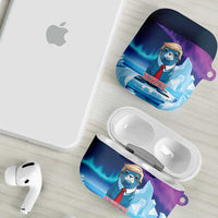 I Stand With Greenland AirPods Case Funny Sealion Founding