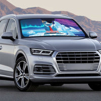 I Stand With Greenland Auto Sun Shade Funny Sealion Founding