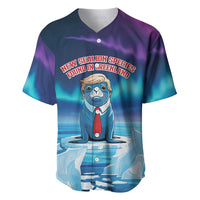 Personalized I Stand With Greenland Baseball Jersey Funny Sealion Founding