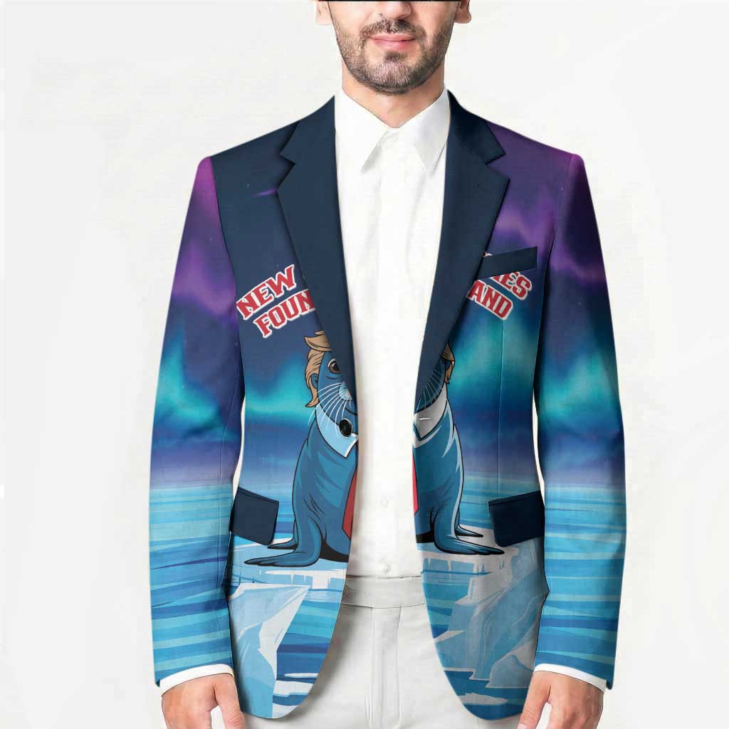 Personalized I Stand With Greenland Blazer Funny Sealion Founding