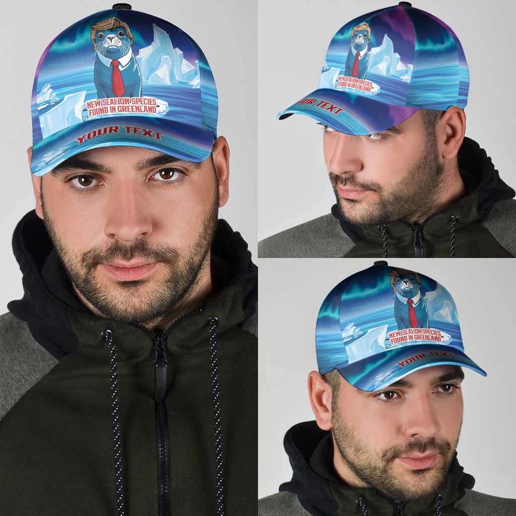 Personalized I Stand With Greenland Classic Cap Funny Sealion Founding
