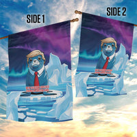 I Stand With Greenland Garden Flag Funny Sealion Founding