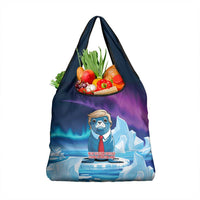 I Stand With Greenland Grocery Bag Funny Sealion Founding