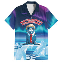 Personalized I Stand With Greenland Hawaiian Shirt Funny Sealion Founding