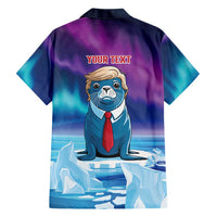 Personalized I Stand With Greenland Hawaiian Shirt Funny Sealion Founding
