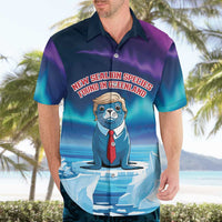 Personalized I Stand With Greenland Hawaiian Shirt Funny Sealion Founding