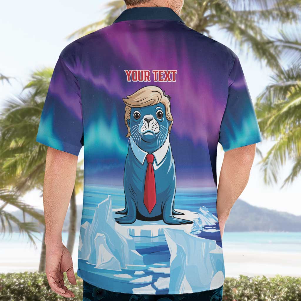 Personalized I Stand With Greenland Hawaiian Shirt Funny Sealion Founding