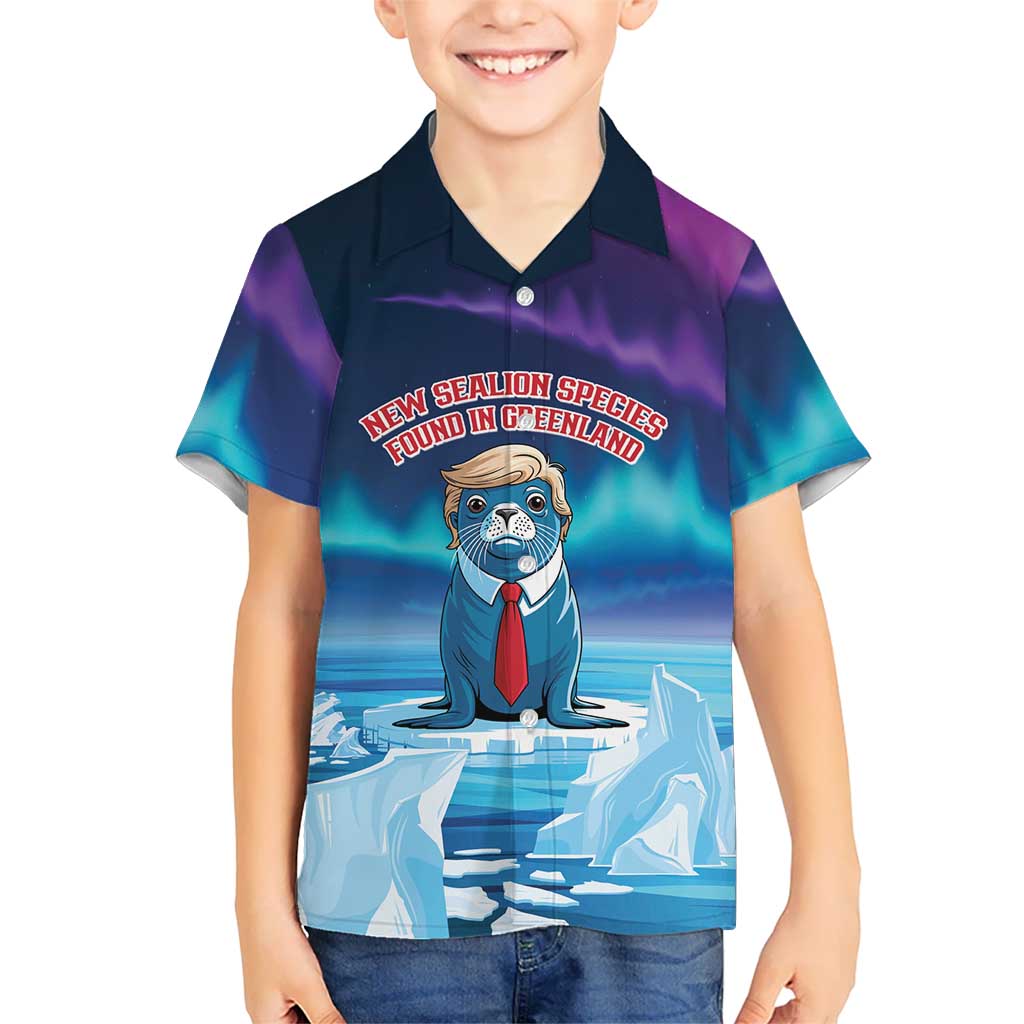 Personalized I Stand With Greenland Hawaiian Shirt Funny Sealion Founding