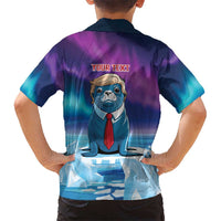 Personalized I Stand With Greenland Hawaiian Shirt Funny Sealion Founding