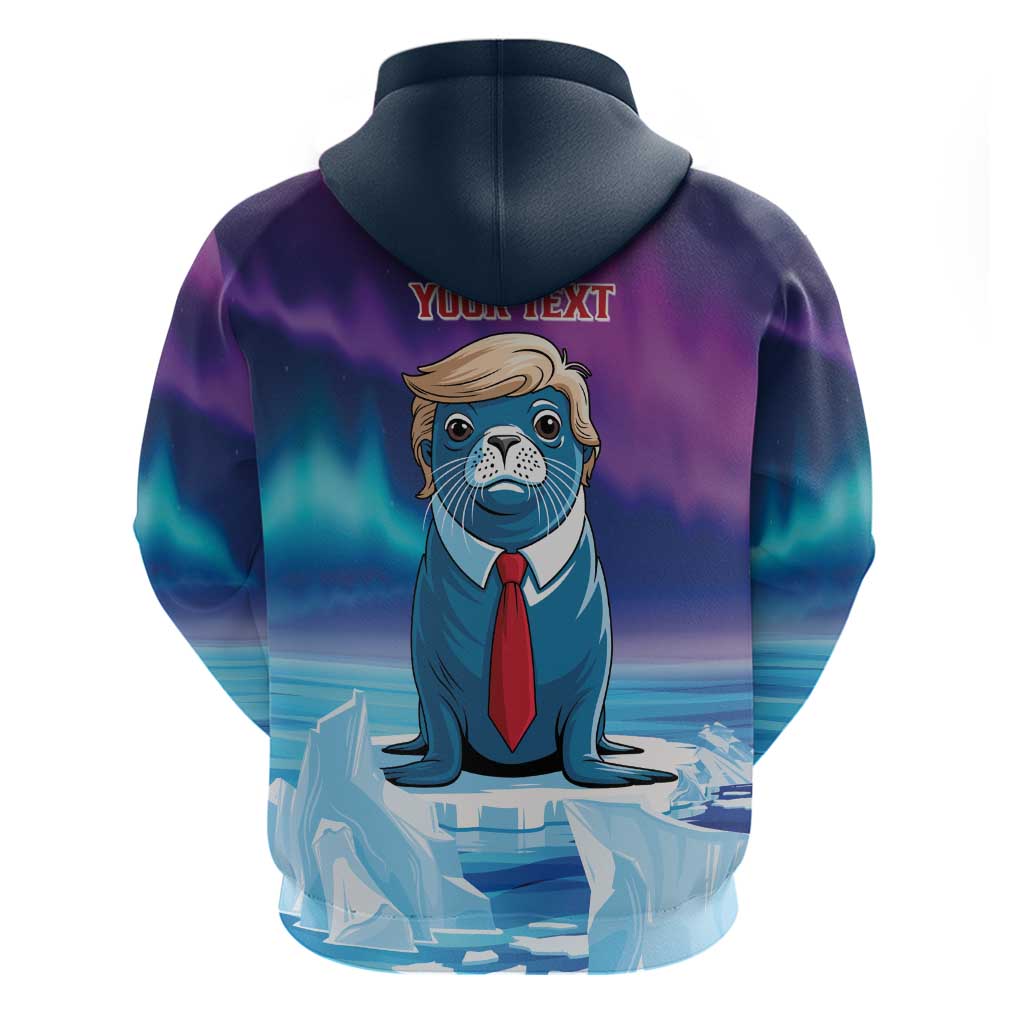 Personalized I Stand With Greenland Hoodie Funny Sealion Founding