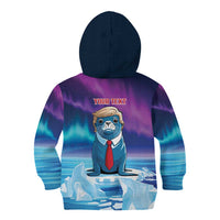 Personalized I Stand With Greenland Kid Hoodie Funny Sealion Founding
