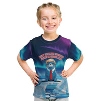 Personalized I Stand With Greenland Kid T Shirt Funny Sealion Founding