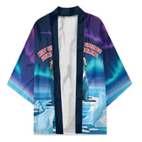 Personalized I Stand With Greenland Kimono Funny Sealion Founding