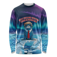 Personalized I Stand With Greenland Long Sleeve Shirt Funny Sealion Founding