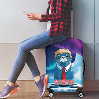 I Stand With Greenland Luggage Cover Funny Sealion Founding