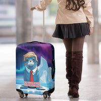 I Stand With Greenland Luggage Cover Funny Sealion Founding