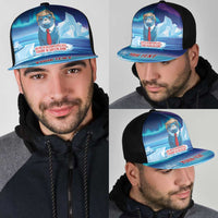 Personalized I Stand With Greenland Mesh Trucker Cap Funny Sealion Founding