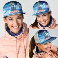 Personalized I Stand With Greenland Mesh Trucker Cap Funny Sealion Founding