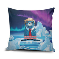 I Stand With Greenland Pillow Cover Funny Sealion Founding