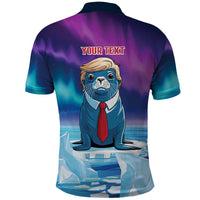 Personalized I Stand With Greenland Polo Shirt Funny Sealion Founding