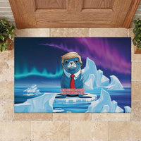 I Stand With Greenland Rubber Doormat Funny Sealion Founding