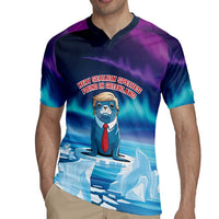 Personalized I Stand With Greenland Rugby Jersey Funny Sealion Founding