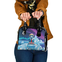 I Stand With Greenland Shoulder Handbag Funny Sealion Founding