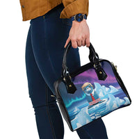 I Stand With Greenland Shoulder Handbag Funny Sealion Founding