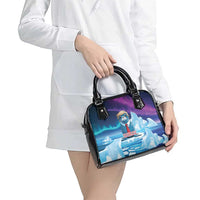I Stand With Greenland Shoulder Handbag Funny Sealion Founding