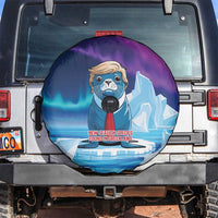 I Stand With Greenland Spare Tire Cover Funny Sealion Founding