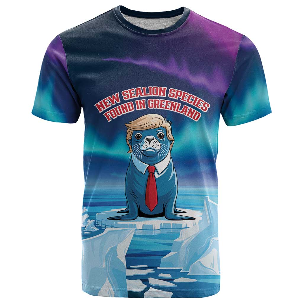 Personalized I Stand With Greenland T Shirt Funny Sealion Founding