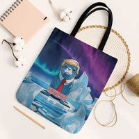 I Stand With Greenland Tote Bag Funny Sealion Founding
