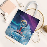 I Stand With Greenland Tote Bag Funny Sealion Founding