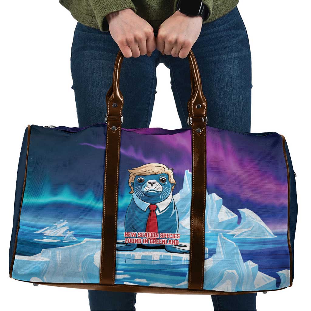 I Stand With Greenland Travel Bag Funny Sealion Founding