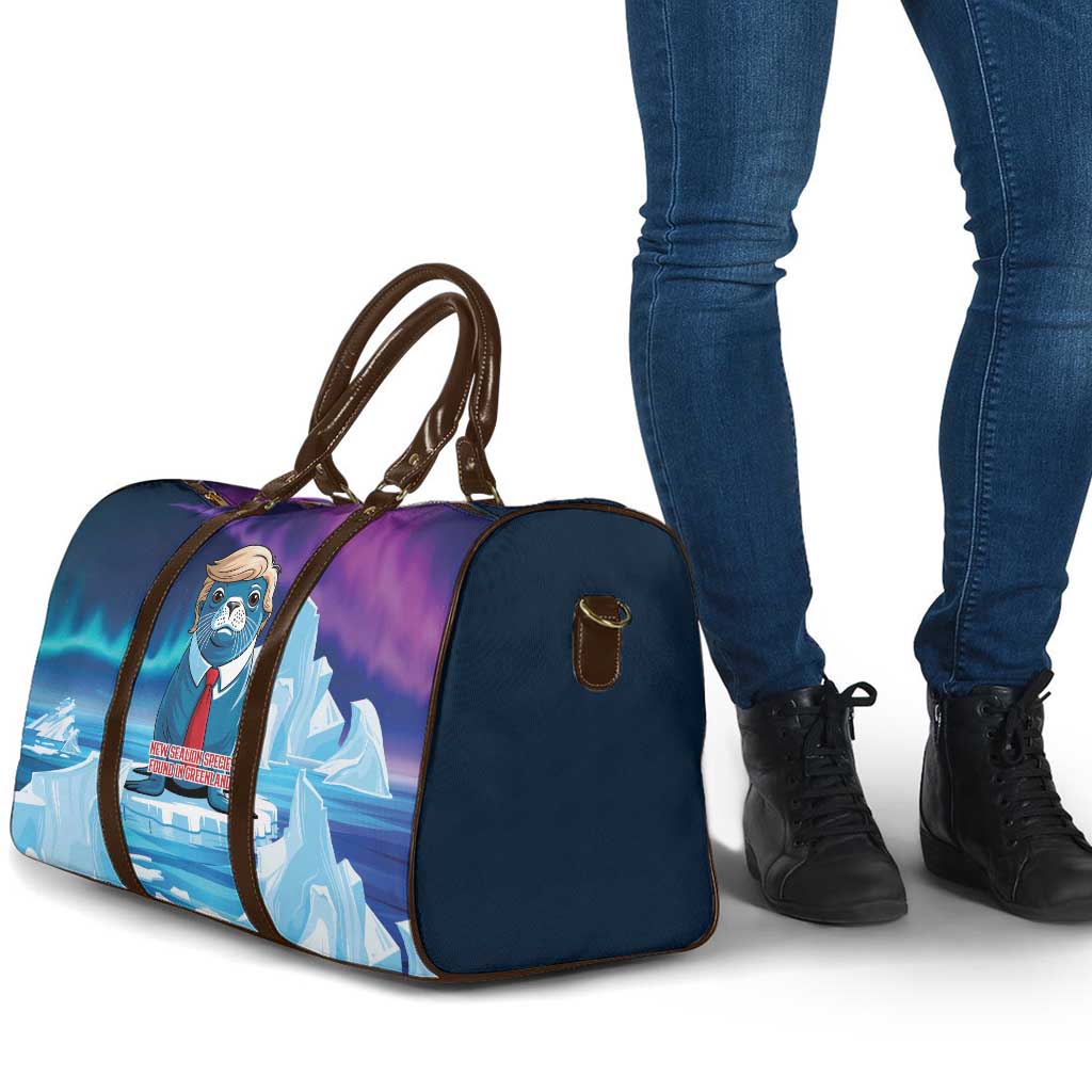 I Stand With Greenland Travel Bag Funny Sealion Founding